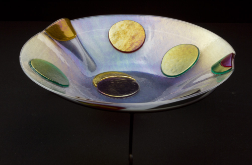 Spotted-Fused-Glass-Bowl